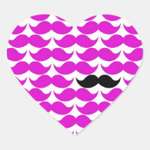 Motif noir de rose de moustache de guidon autocollants