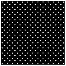 Motif noir et blanc - coeurs. Coutume Découpages En Acrylique