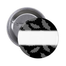 Motif, noir et gris de batte badges avec agrafe