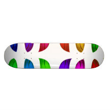 motif planches à roulettes customisées