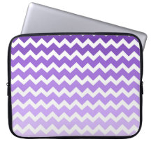 Motif pourpre de chevrons d'Ombre d'ordinateur por Trousse Ordinateur