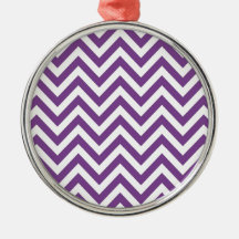 Motif rayé pourpre et blanc de zigzag de modèle ornement
