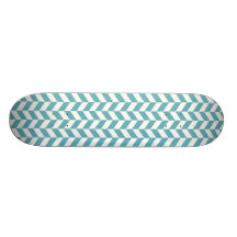 Motif rayé turquoise moderne de hanche bleue et bl planche à roulette