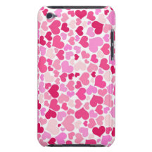Motif rose de coeurs coques iPod Case-Mate