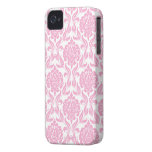 Motif rose de damassé étui iPhone 4