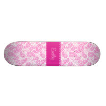 Motif rose de Paisley Planches À Roulettes