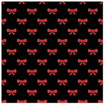 Motif rouge d'arc de ruban sur le noir photo sculpture