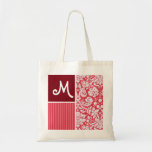 Motif rouge de damassé sacs