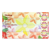 Motif rouge mignon de guirlande de baie cartes de visite personnelles