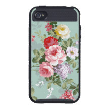 Motif rouge-rose élégant vintage de roses