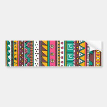 Motif tribal coloré adhésifs pour voiture
