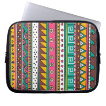 Motif tribal coloré housses pour  ordinateur portable