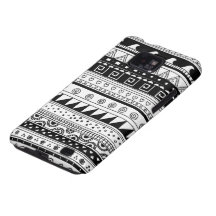 Motif tribal noir et blanc coque samsung galaxy SII