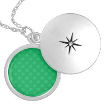 Motif vert de flocons de neige pendentifs