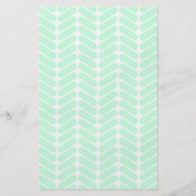 Motif vert en bon état de Chevron, comme le tricot Prospectus Customisé