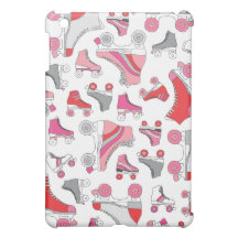 Motif vintage de Derby de patin de rouleau de disc