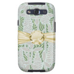 motif vintage de feuillage de nouveau d'art coques galaxy SIII