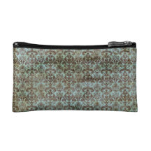 Motif vintage - image 9 (brun et bleu) trousses de maquillage