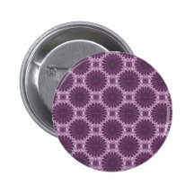 Motif violet 1 d'art de pétales - bouton badges avec agrafe