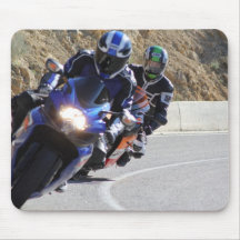 moto bombée tapis de souris