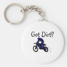 Moto obtenue de saleté porte-clés