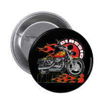 Moto vintage de flamme badge