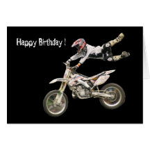 motocross aérien #4 cartes de vœux