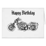 Motorcycle..1, joyeux anniversaire cartes