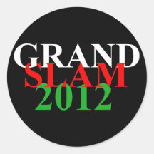 mots 2012 d'autocollant de Grand Chelem du Pays de