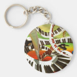 Mots-clés de musique de piano porte-clefs