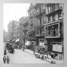 Mott Street, New York, 1900 Posters