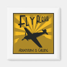 Mouche Alaska Magnets