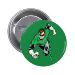 Mouche de lanterne verte en avant badge