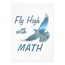 Mouche haute avec des maths faire-parts