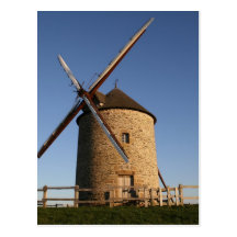 Moulin à vent de Moidrey, Normandie, France Cartes Postales