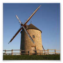 Moulin à vent de Moidrey, Normandie, France Photo