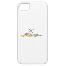 Moulin à vent néerlandais iPhone 5 case