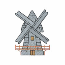Moulin à vent polos brodés