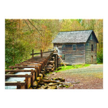Moulin de Mingus, Great Smoky Mountains Carton D'invitation