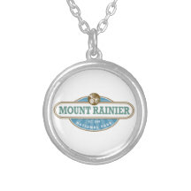 Mount Rainier National Park Personalized Necklace