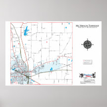 Mount Vernon Township Precinct Map Posters