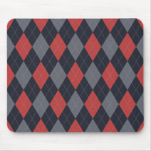 Mousepad à motifs de losanges tapis de souris