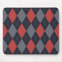 Mousepad à motifs de losanges tapis de souris