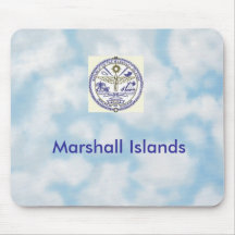 Mousepad avec le "joint des Marshall Islands " Tapis De Souris