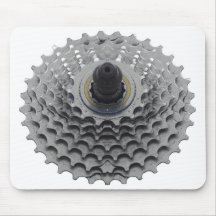 Mousepad avec le pignon de vélo tapis de souris
