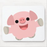 Mousepad câlin de porc de bande dessinée tapis de souris