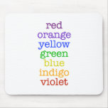 mousepad d'arc-en-ciel tapis de souris