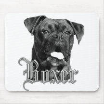 Mousepad de chien de boxeur tapis de souris