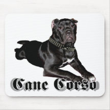 Mousepad de chiot de Corso de canne Tapis De Souris