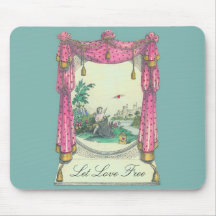 ~ Mousepad de coeur de vol Tapis De Souris